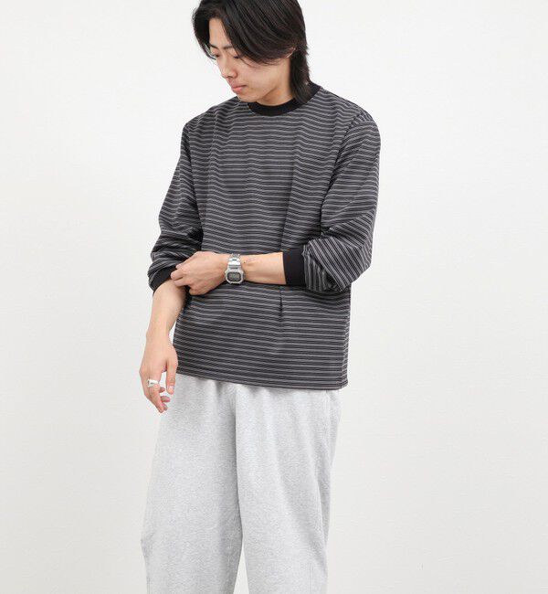 NOLLEY'S goodman「超長綿シルケットボーダーTシャツL/S 26AW」|Tシャツ・カットソー|