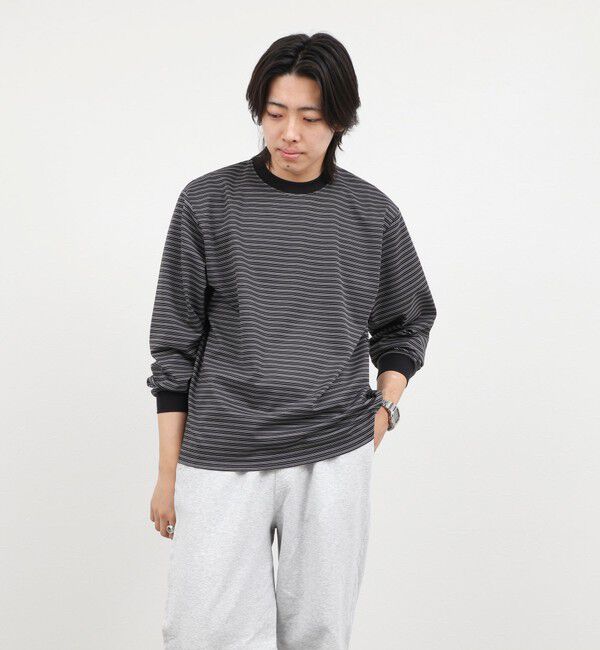 NOLLEY'S goodman「超長綿シルケットボーダーTシャツL/S 26AW」|Tシャツ・カットソー|