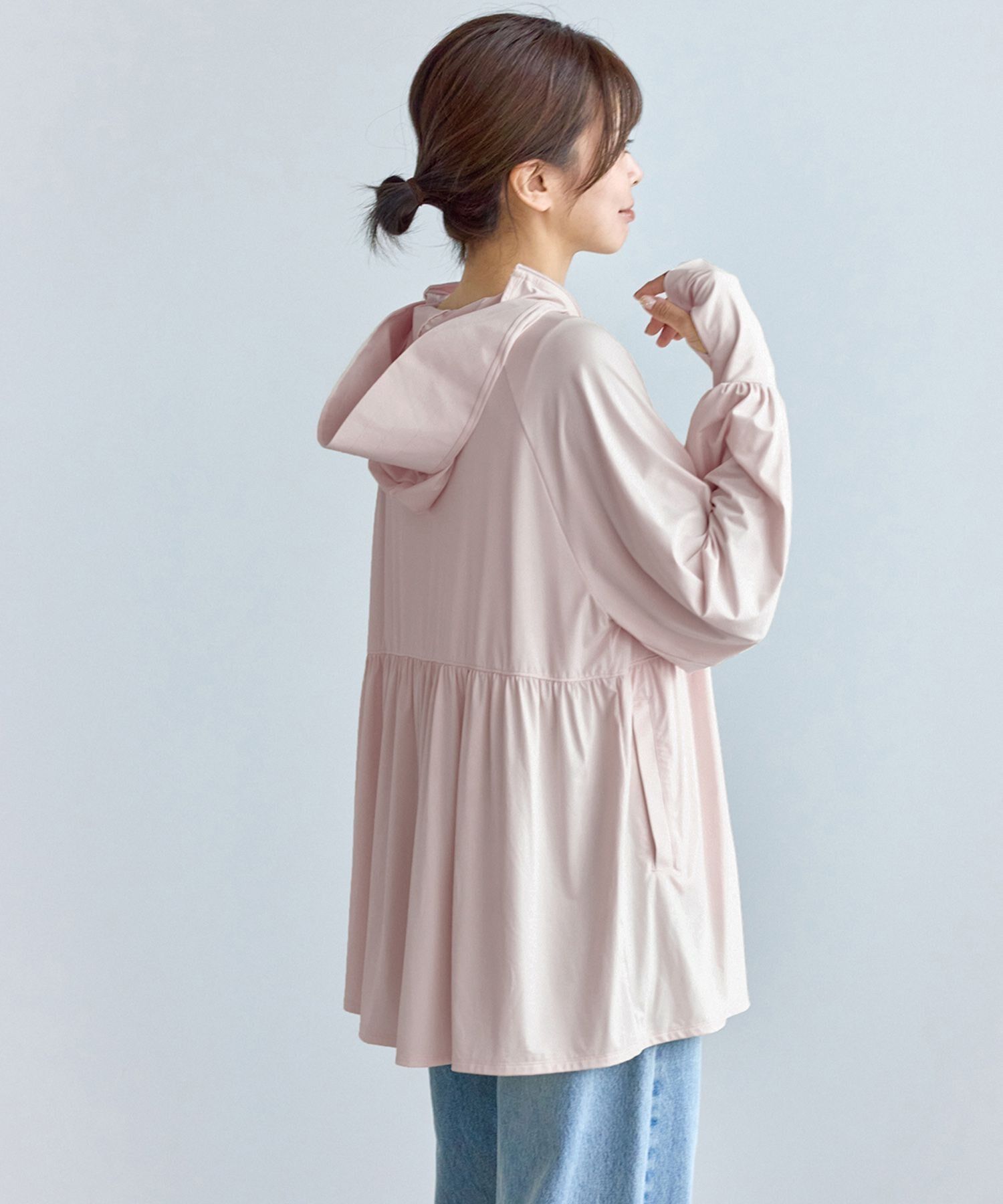 ROPE PICNIC PASSAGE「【WEB限定カラー】絶対焼けたくないUVパーカー/UVカット・接触冷感」|パーカー|