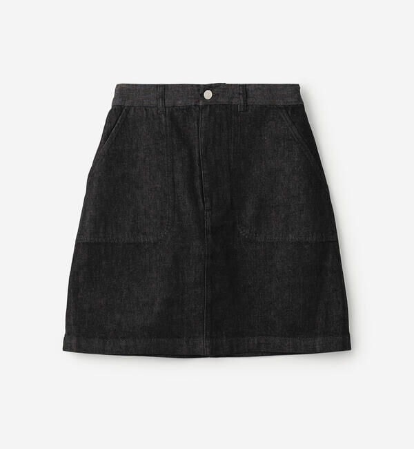 ORCIVAL「ORCIVAL | デニム ミニスカート BLACK WOMEN」|スカート|