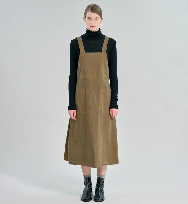 ORCIVAL「ORCIVAL | コットンツイル エプロンワンピース WOMEN」|ワンピース|