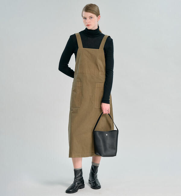 ORCIVAL「ORCIVAL | コットンツイル エプロンワンピース WOMEN」|ワンピース|