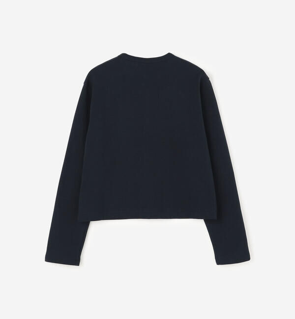 ORCIVAL「ORCIVAL | コットン裏毛 クルーネック長袖カーディガン WOMEN」|カーディガン|