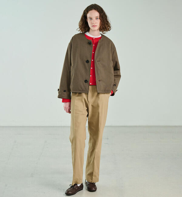 ORCIVAL「ORCIVAL | コットン裏毛 クルーネック長袖カーディガン WOMEN」|カーディガン|