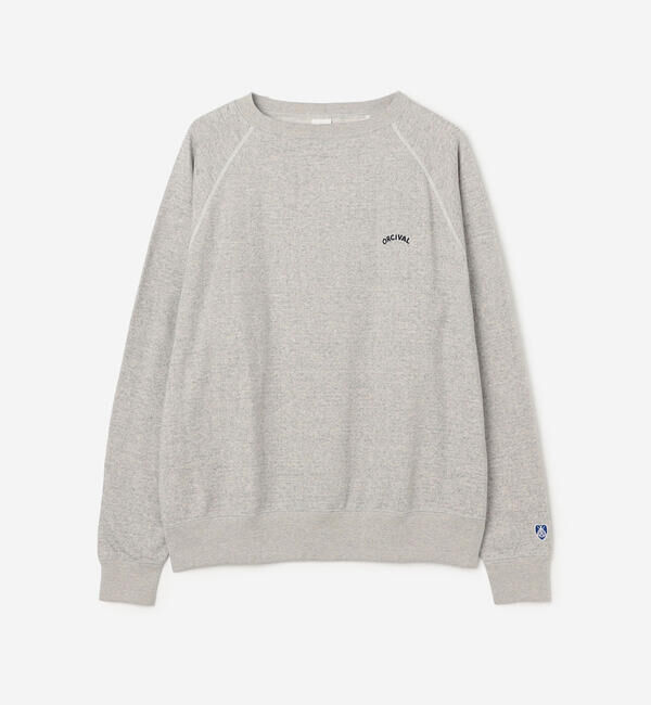 ORCIVAL「ORCIVAL | コットン裏毛 ボートネック長袖プルオーバー MEN」|スウェット・ジャージ|GREY