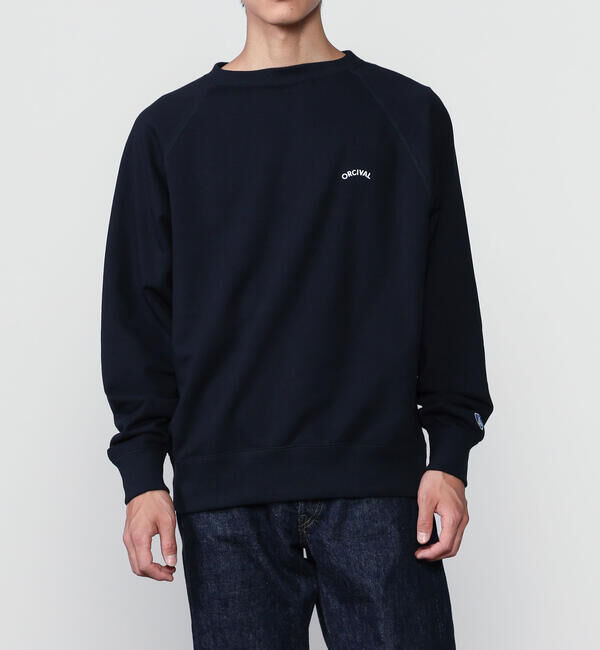 ORCIVAL「ORCIVAL | コットン裏毛 ボートネック長袖プルオーバー MEN」|スウェット・ジャージ|