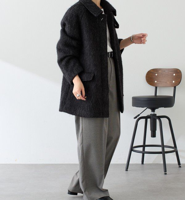  「【お尻が隠れる/人気シリーズ】2WAYカラーシャギーコート」|その他|