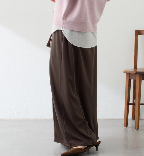  「カットサテンＡラインスカート」|スカート|