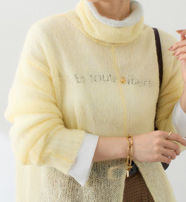  「モヘア混タートルニット」|ニット・セーター|