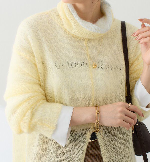  「モヘア混タートルニット」|ニット・セーター|