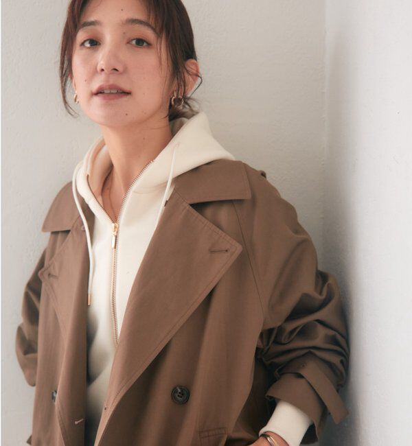  「【WEB限定】スポンジダンボールZIPパーカーカットソー」|パーカー|
