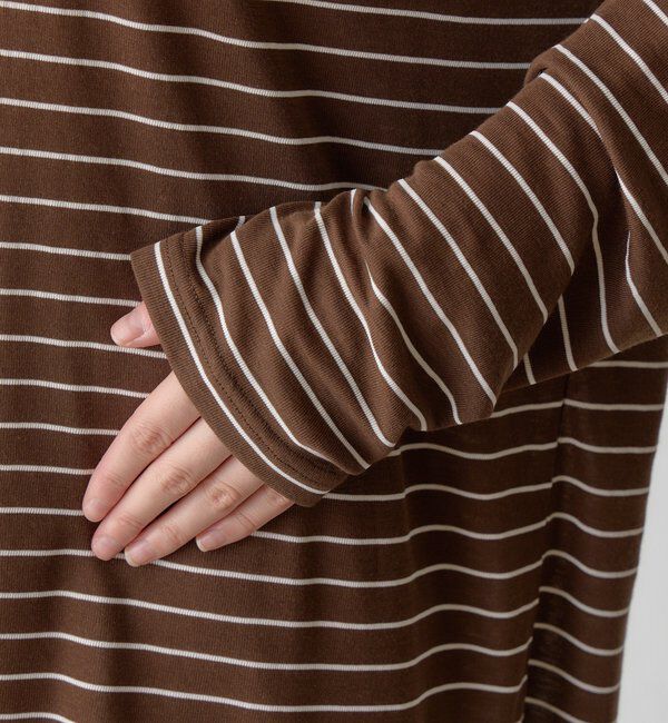  「シアーボーダーロンT」|Tシャツ・カットソー|