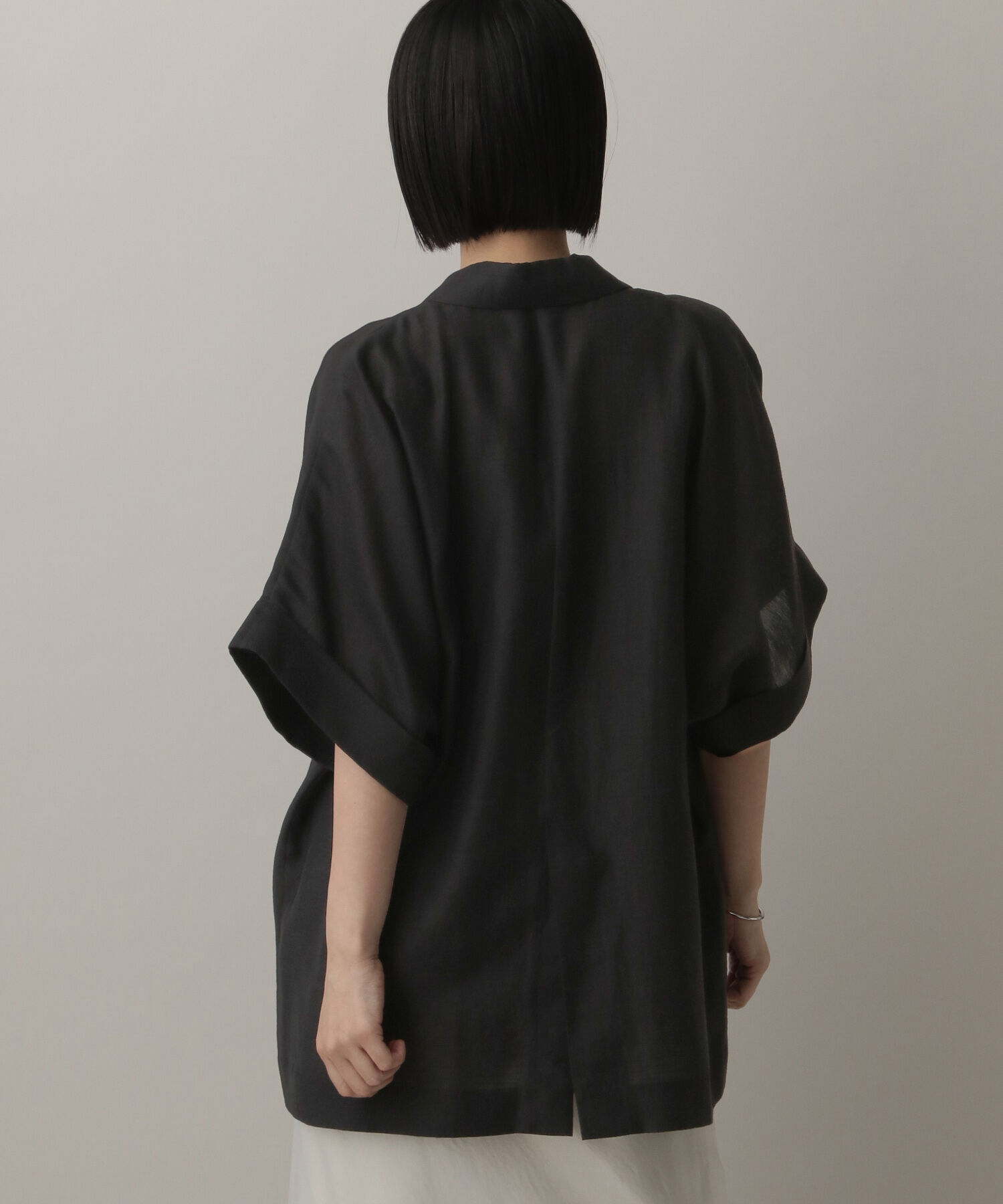 A part by 「【Sサイズ展開】アセテートリネン半袖ジャケット」|テーラードジャケット|