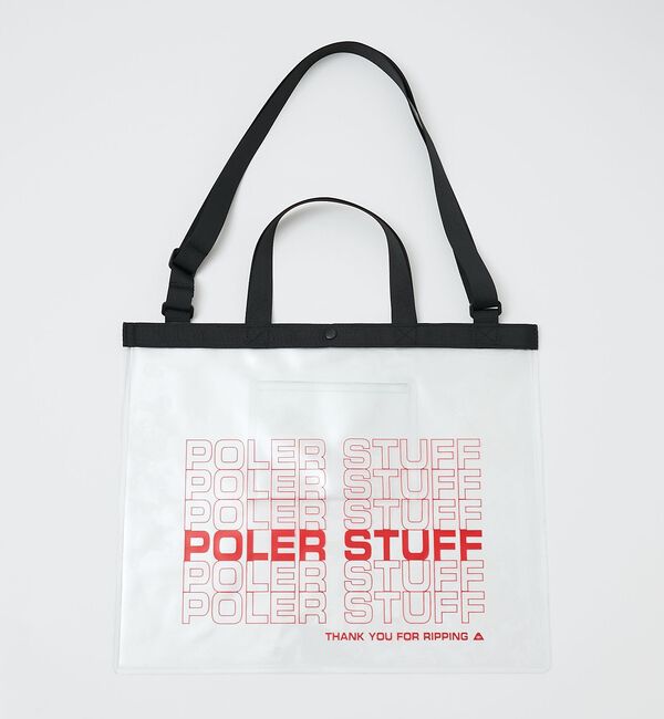 ABAHOUSE「【POLeR/ポーラー】PVC POOL BAG/マルチプールバッグ/ユニセック」|トートバッグ|