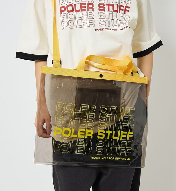ABAHOUSE「【POLeR/ポーラー】PVC POOL BAG/マルチプールバッグ/ユニセック」|トートバッグ|