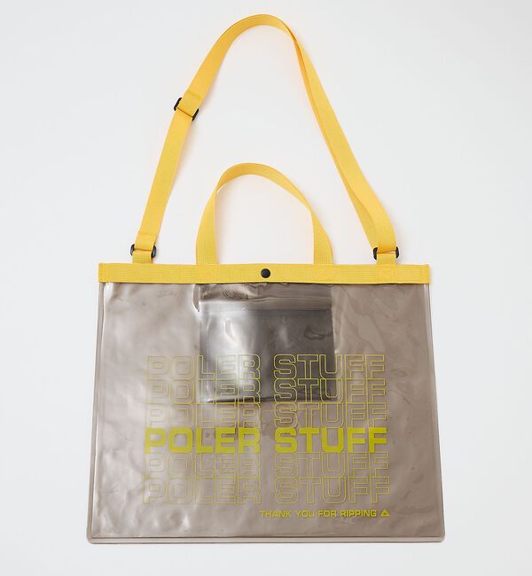 ABAHOUSE「【POLeR/ポーラー】PVC POOL BAG/マルチプールバッグ/ユニセック」|トートバッグ|