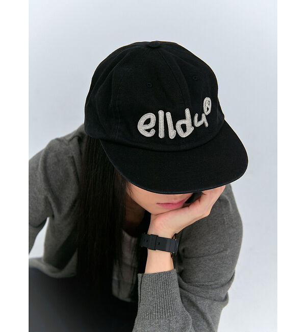 ABAHOUSE「【elldu/エルドゥ】elldu applique-ap/キャップ/ユニセック」|その他|ブラック