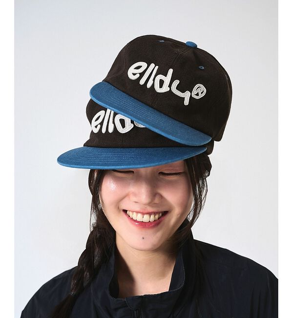 ABAHOUSE「【elldu/エルドゥ】elldu applique-ap/キャップ/ユニセック」|その他|ブラウン系その他1