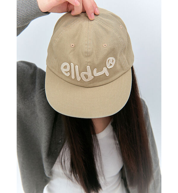 ABAHOUSE「【elldu/エルドゥ】elldu applique-ap/キャップ/ユニセック」|その他|ベージュ