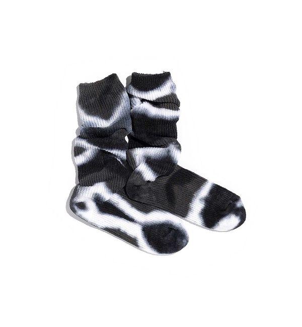 ABAHOUSE「【YUQRI / ユクリ】Crispy  tie-dye / 靴下 / タイダイ」|ソックス|