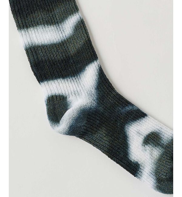 ABAHOUSE「【YUQRI / ユクリ】Crispy  tie-dye / 靴下 / タイダイ」|ソックス|