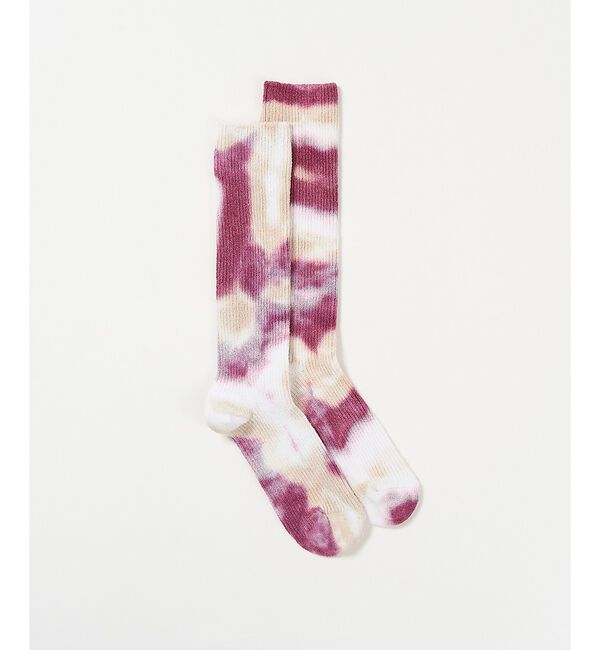 ABAHOUSE「【YUQRI / ユクリ】Crispy  tie-dye / 靴下 / タイダイ」|ソックス|