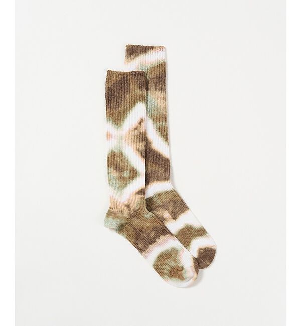 ABAHOUSE「【YUQRI / ユクリ】Crispy  tie-dye / 靴下 / タイダイ」|ソックス|