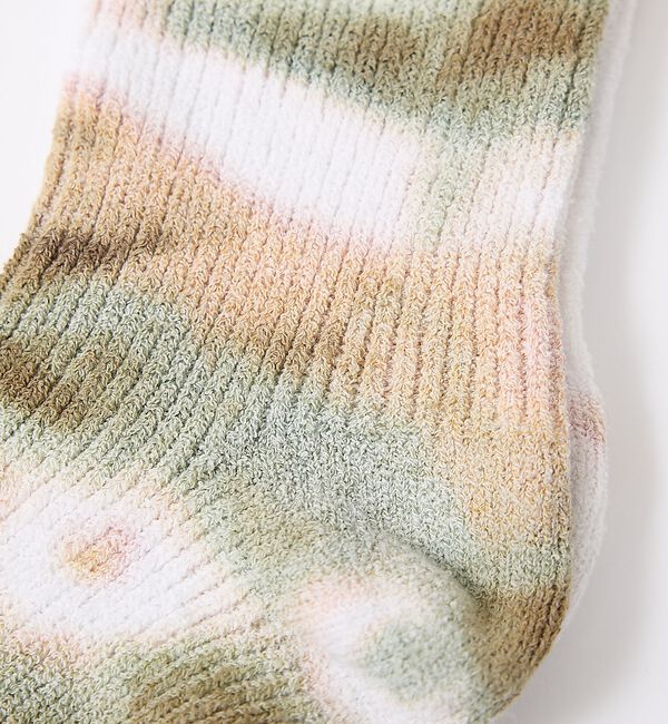ABAHOUSE「【YUQRI / ユクリ】Crispy  tie-dye / 靴下 / タイダイ」|ソックス|