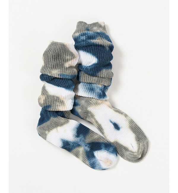 ABAHOUSE「【YUQRI / ユクリ】Crispy  tie-dye / 靴下 / タイダイ」|ソックス|