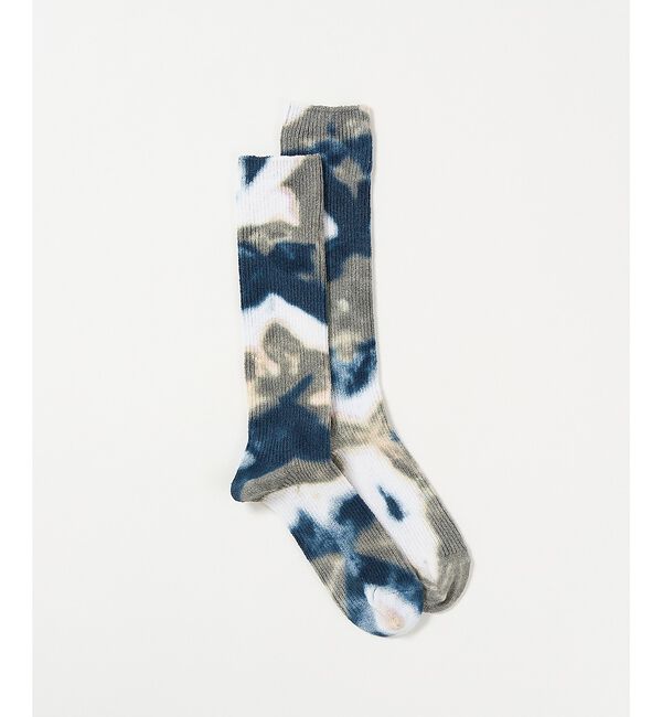 ABAHOUSE「【YUQRI / ユクリ】Crispy  tie-dye / 靴下 / タイダイ」|ソックス|