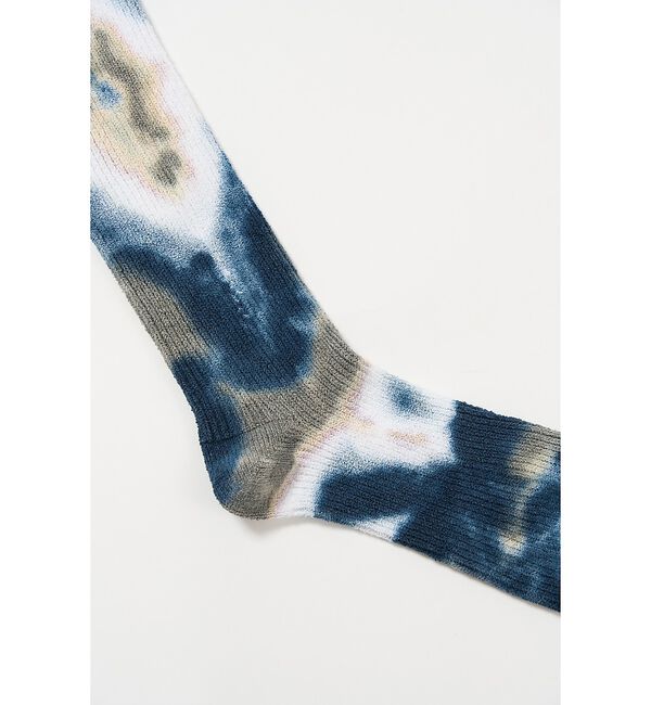 ABAHOUSE「【YUQRI / ユクリ】Crispy  tie-dye / 靴下 / タイダイ」|ソックス|