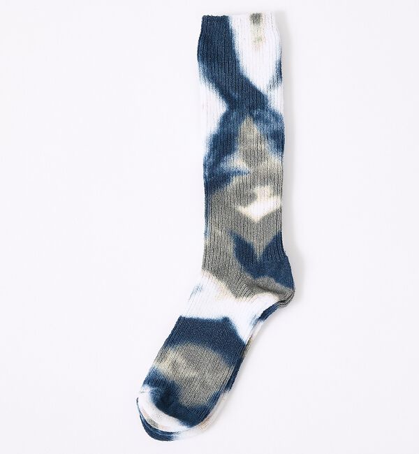 ABAHOUSE「【YUQRI / ユクリ】Crispy  tie-dye / 靴下 / タイダイ」|ソックス|