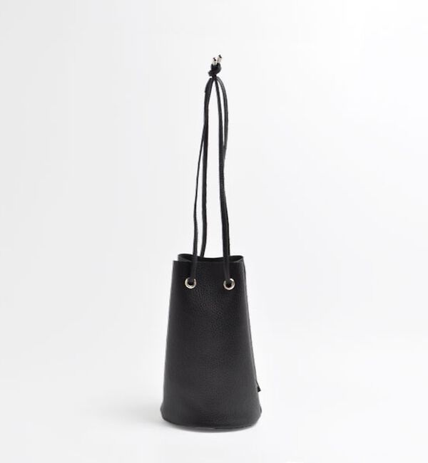 Rouge vif「【blancle/ブランクレ】レザー巾着バッグ/S.LEATHER TUBE D」|ショルダー・メッセンジャー|