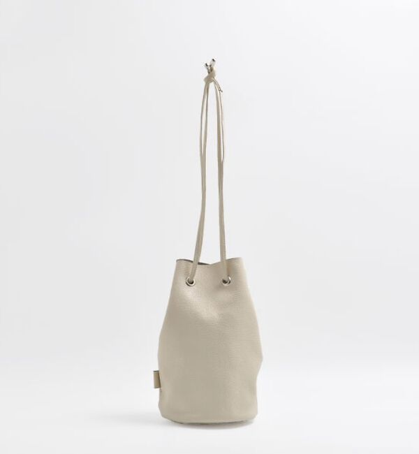 Rouge vif「【blancle/ブランクレ】レザー巾着バッグ/S.LEATHER TUBE D」|ショルダー・メッセンジャー|