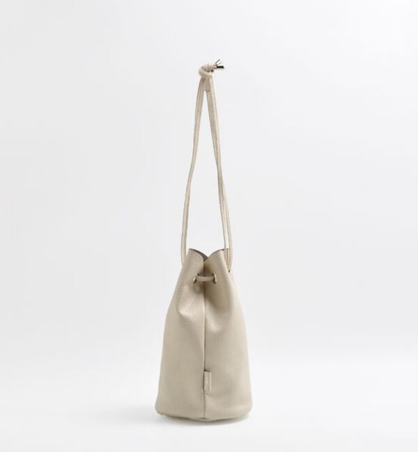 Rouge vif「【blancle/ブランクレ】レザー巾着バッグ/S.LEATHER TUBE D」|ショルダー・メッセンジャー|
