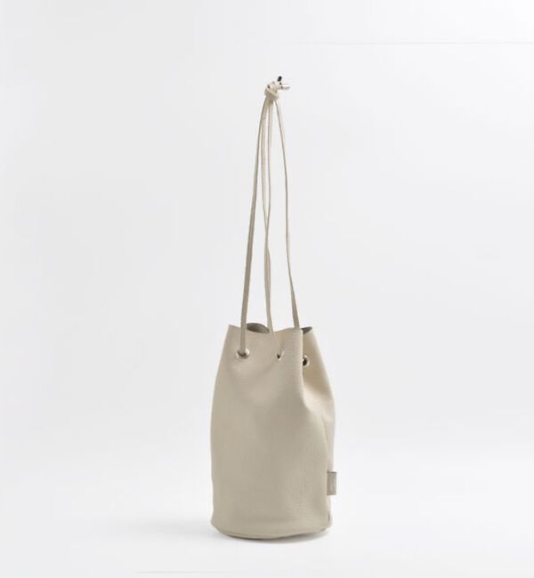 Rouge vif「【blancle/ブランクレ】レザー巾着バッグ/S.LEATHER TUBE D」|ショルダー・メッセンジャー|
