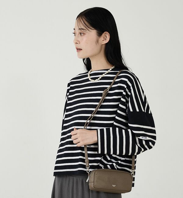 Rouge vif「【blancle/ブランクレ】レザースクエアショルダーバッグ/S.LEATHER」|ショルダー・メッセンジャー|