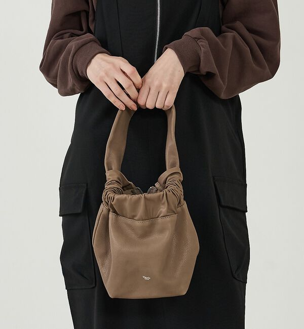 Rouge vif「【blancle/ブランクレ】ミニワンハンドルバッグ/LIGHT LEATHER」|ハンドバッグ|