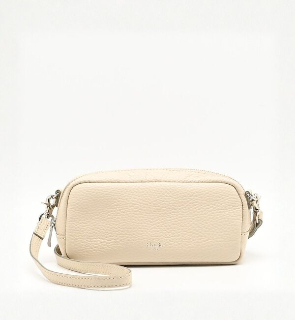 Rouge vif「【blancle/ブランクレ】レザーボックスショルダーバッグ/bc1395/レザ」|ショルダー・メッセンジャー|