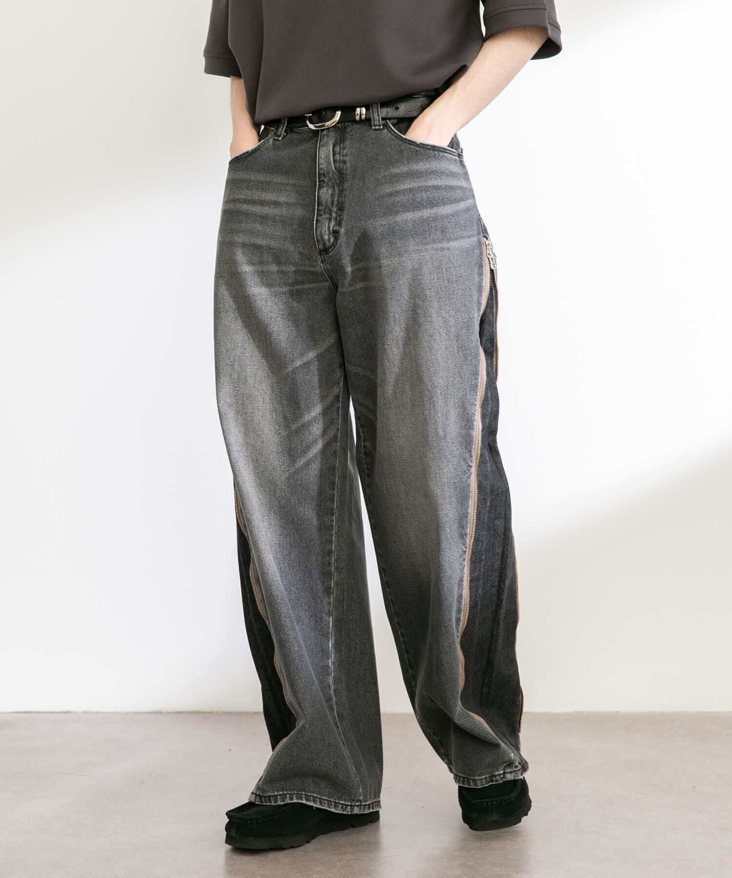Sonny Label 「Wrangler　WREMAKE SIDE ZIP FLARE」|デニム|
