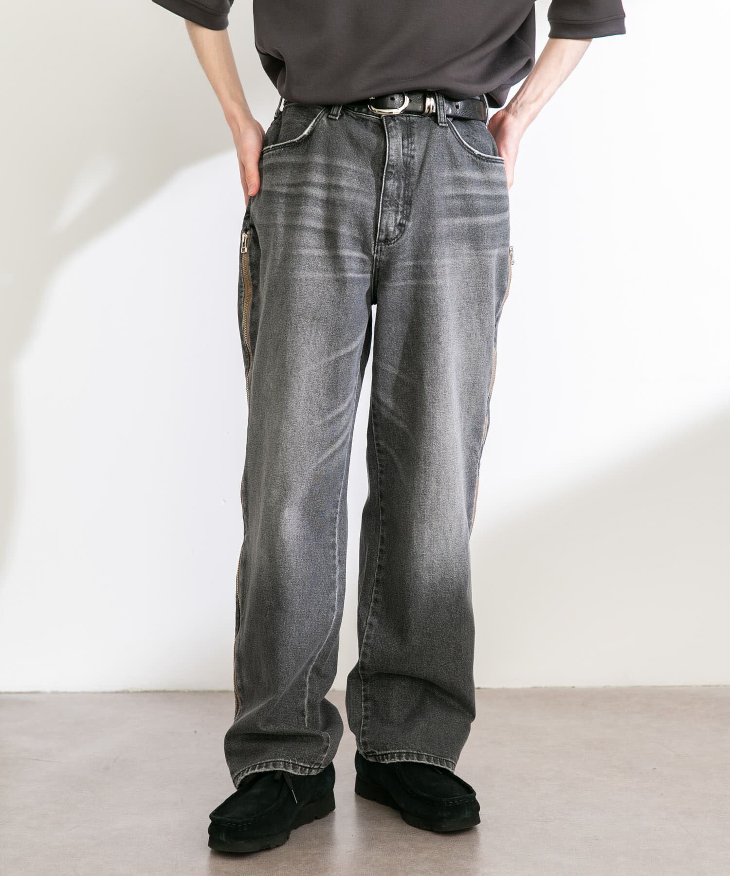 Sonny Label 「Wrangler　WREMAKE SIDE ZIP FLARE」|デニム|