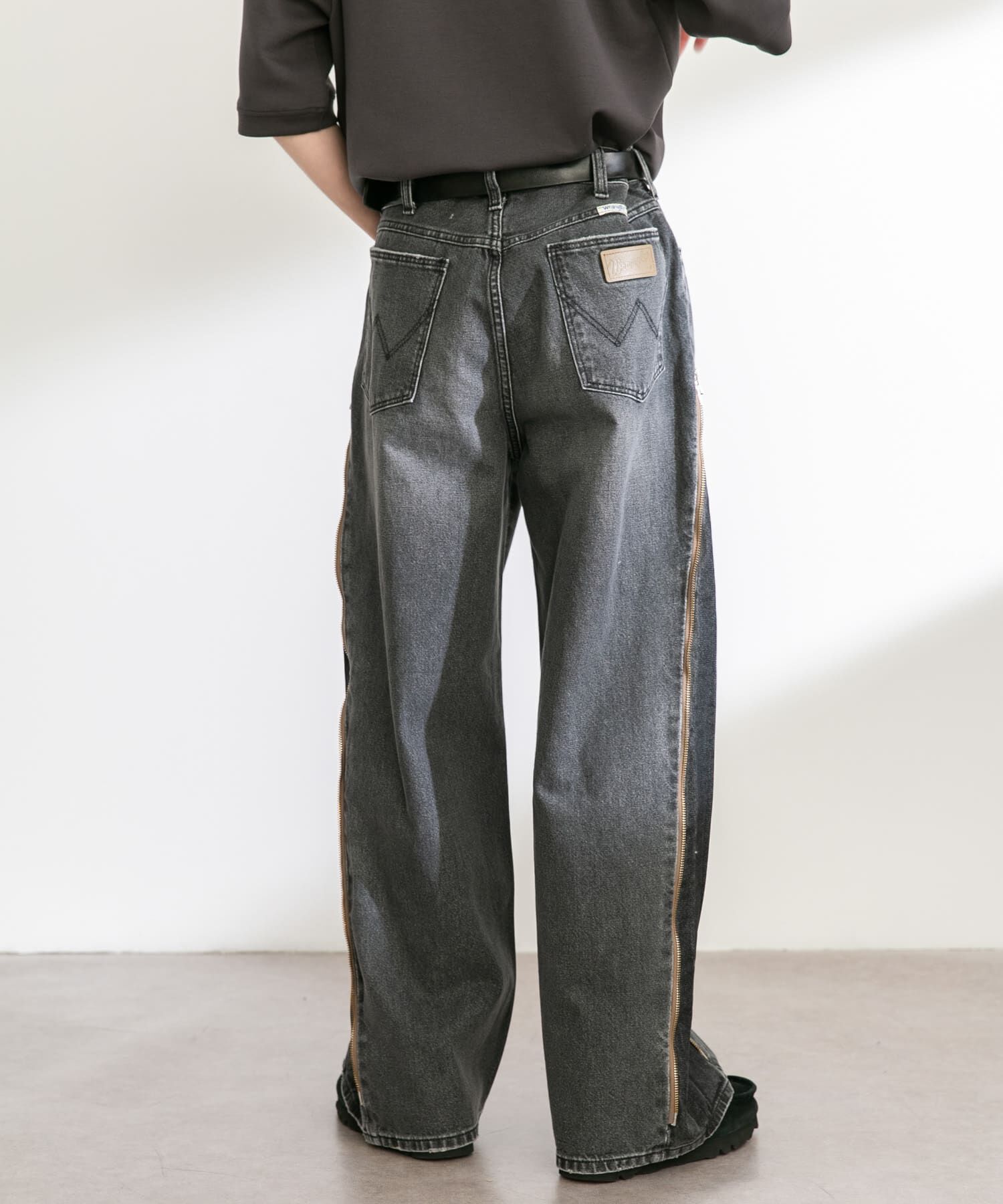 Sonny Label 「Wrangler　WREMAKE SIDE ZIP FLARE」|デニム|