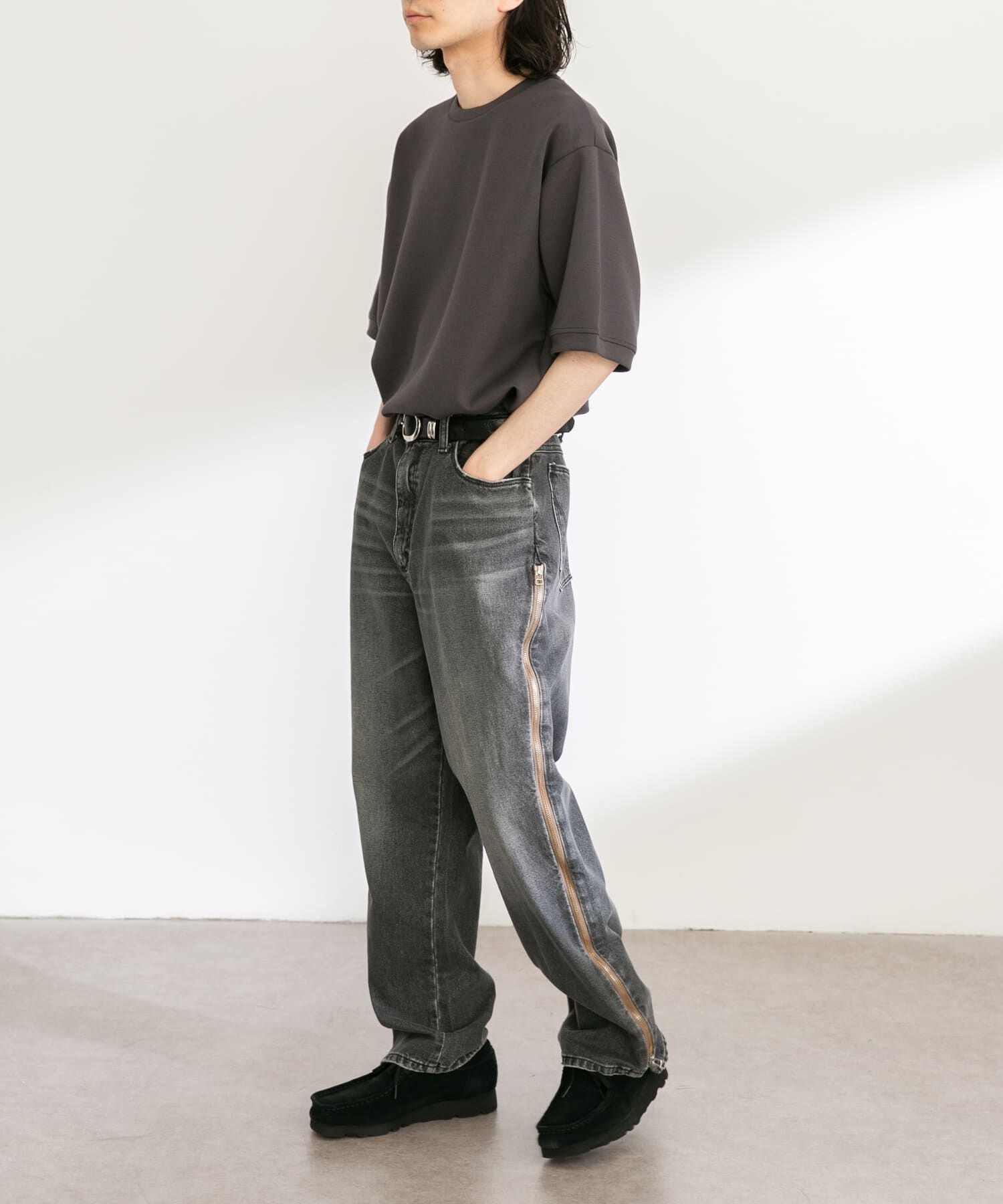 Sonny Label 「Wrangler　WREMAKE SIDE ZIP FLARE」|デニム|
