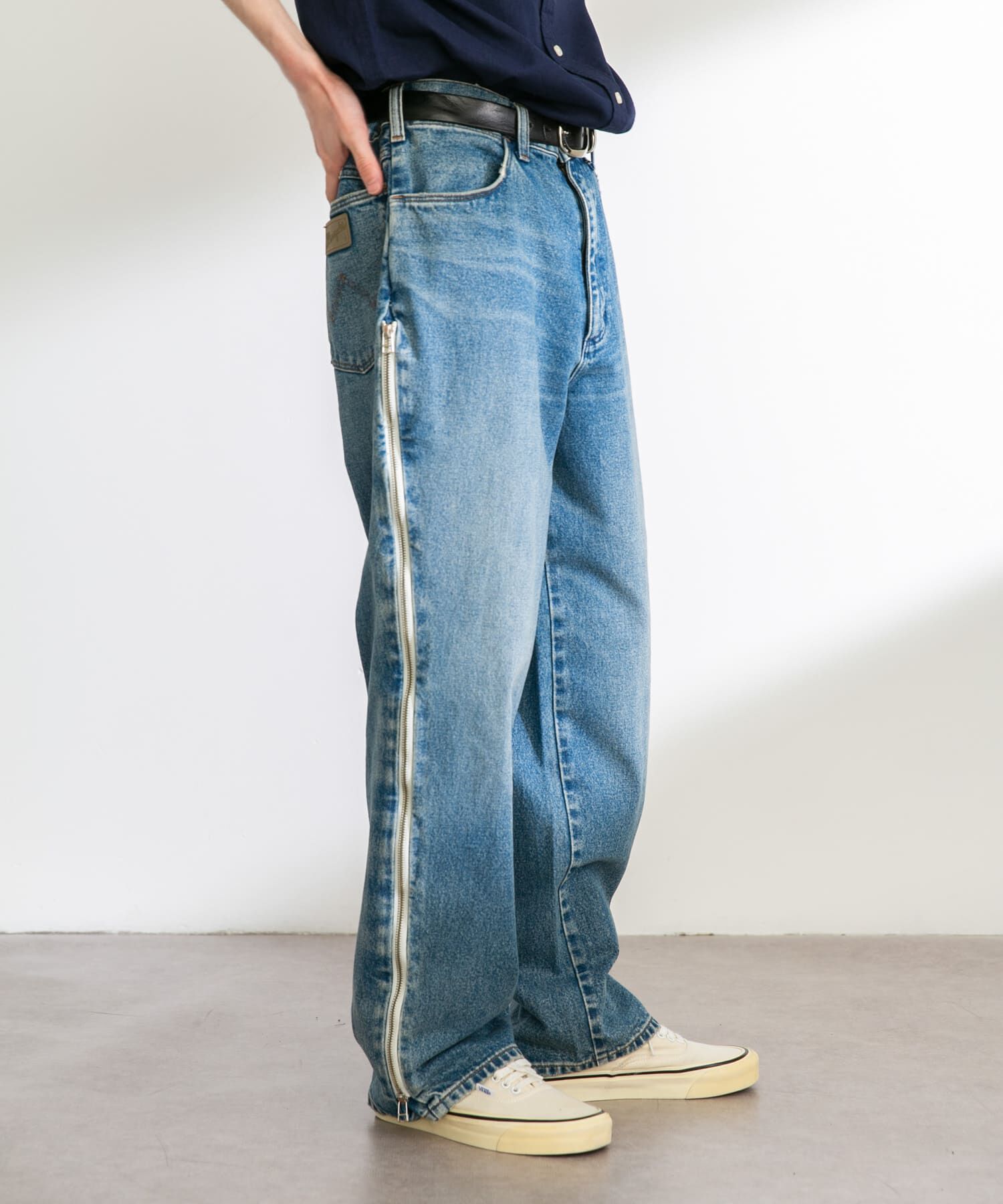 Sonny Label 「Wrangler　WREMAKE SIDE ZIP FLARE」|デニム|