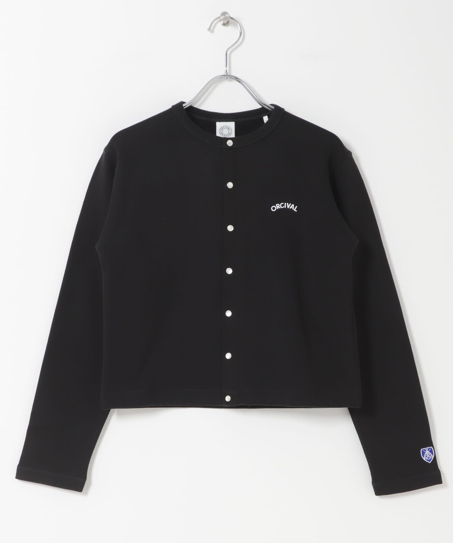 URBAN RESEARCH DOORS「ORCIVAL　CREW NECK CARDIGAN」|カーディガン|ブラック