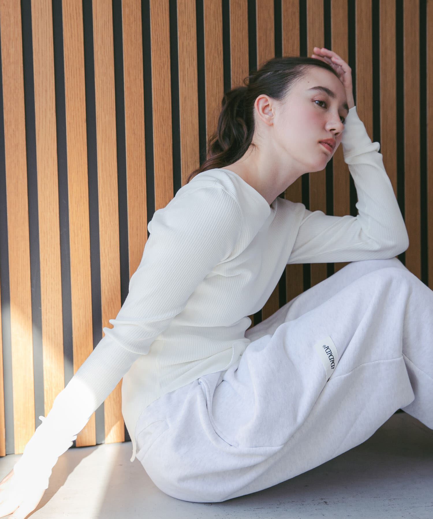 URBAN RESEARCH「『別注』HAKUJI&times;URBAN RESEARCH　ORGANIC COTTON LONG-SLEEVE PULLOVER」|Tシャツ・カットソー|