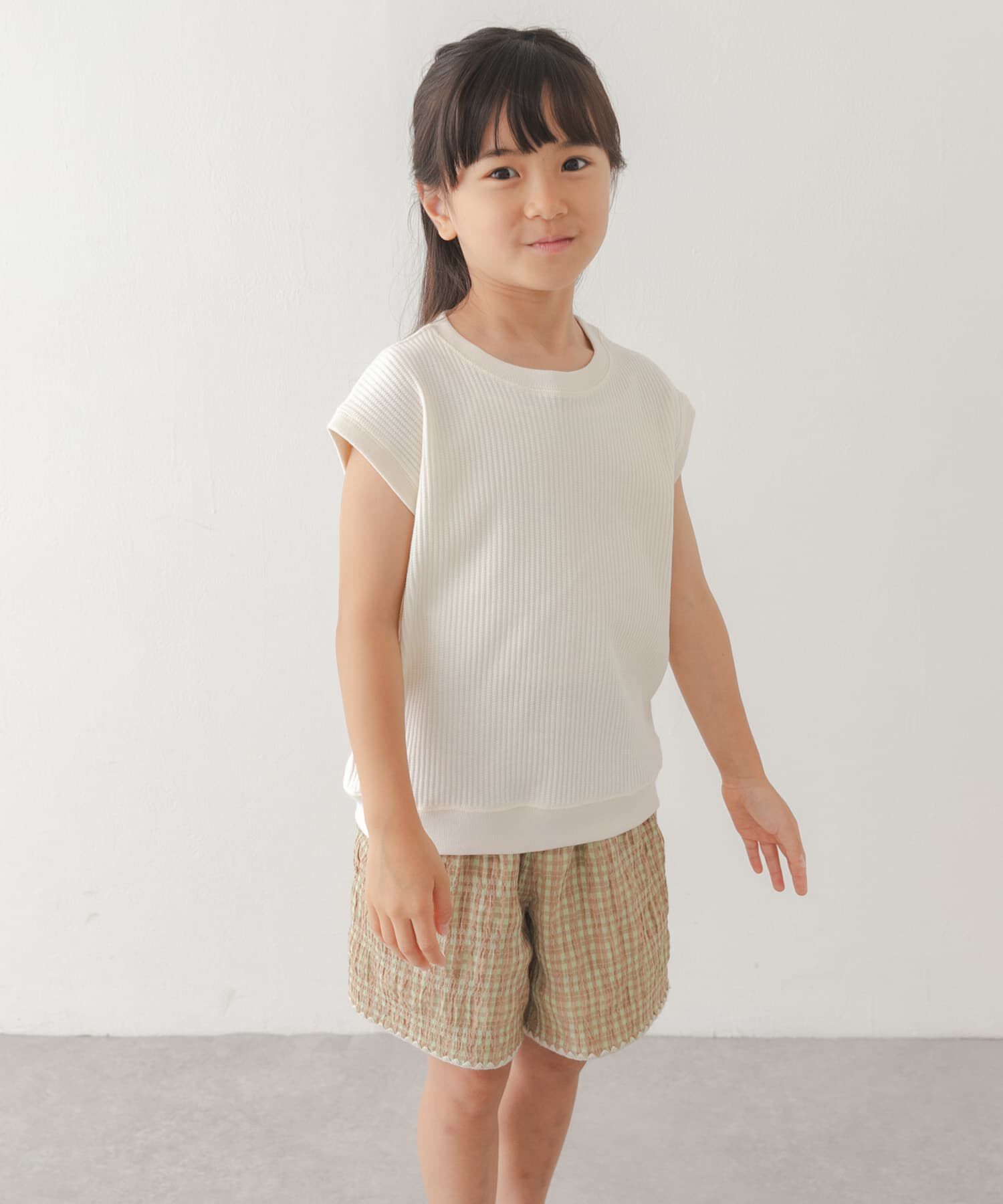 URBAN RESEARCH DOORS「『150サイズあり』変形ワッフルノースリーブプルオーバー(KIDS)」|その他|