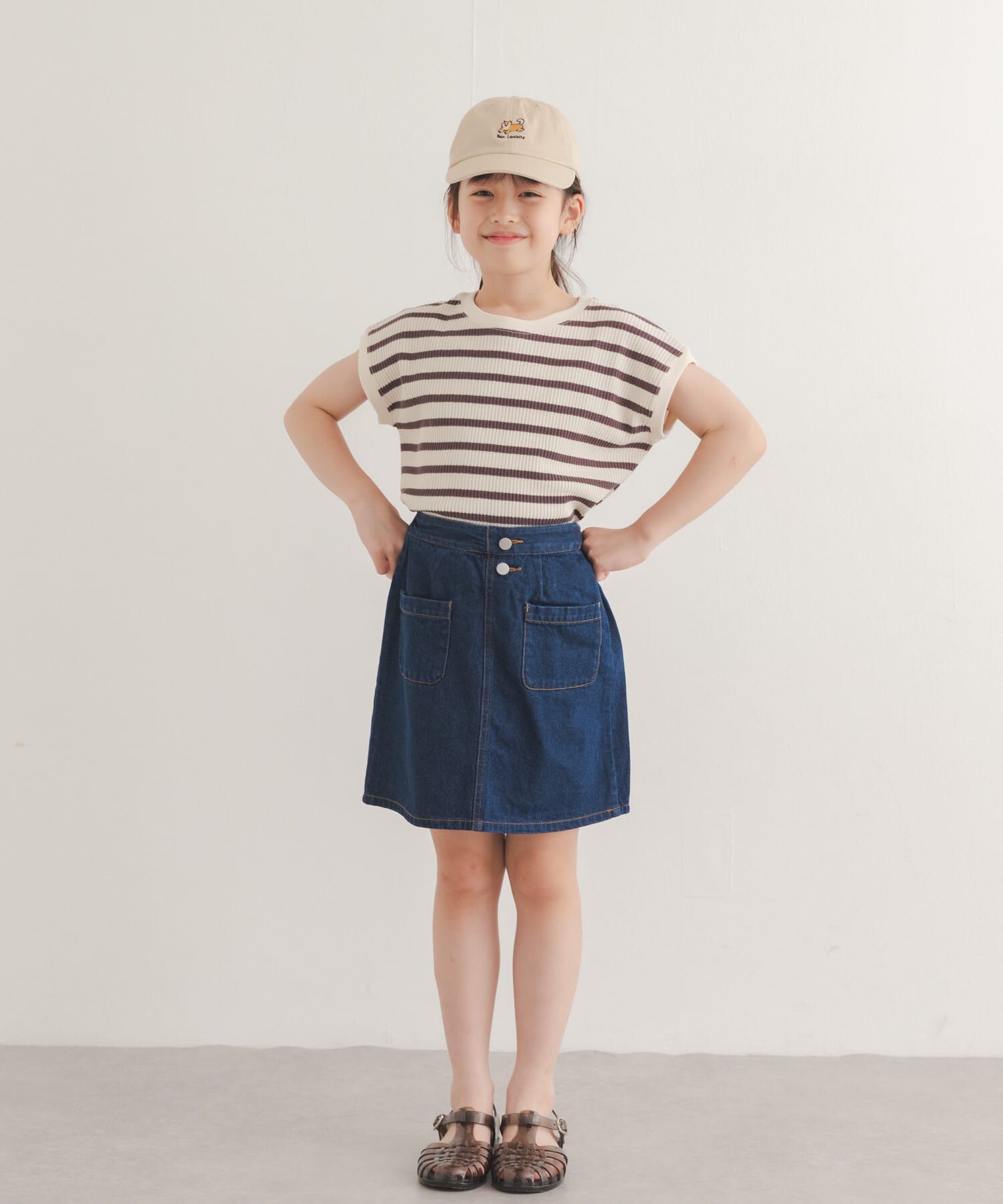 URBAN RESEARCH DOORS「『150サイズあり』変形ワッフルノースリーブプルオーバー(KIDS)」|その他|