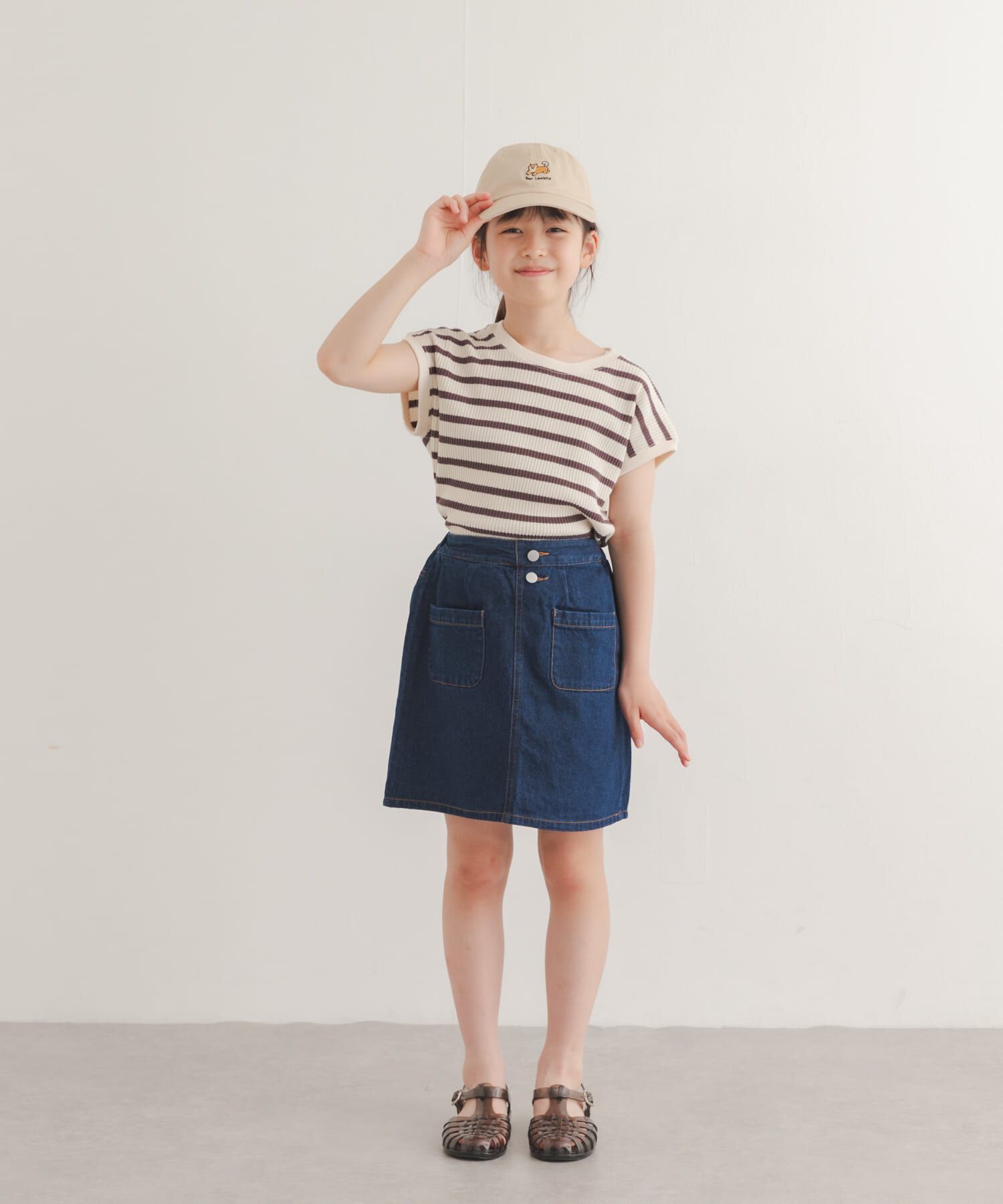 URBAN RESEARCH DOORS「『150サイズあり』変形ワッフルノースリーブプルオーバー(KIDS)」|その他|