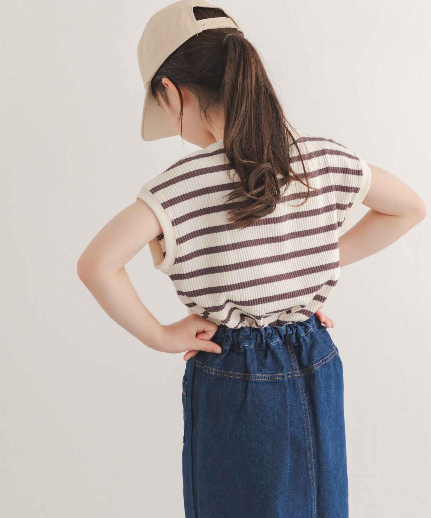 URBAN RESEARCH DOORS「『150サイズあり』変形ワッフルノースリーブプルオーバー(KIDS)」|その他|